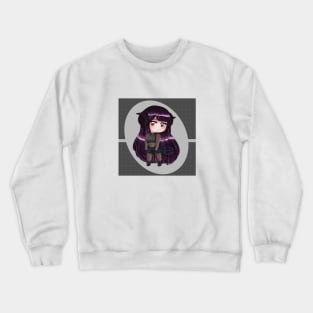 purple haired succubus Crewneck Sweatshirt